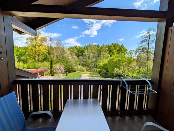 Naturblick inklusive: Balkonwohnung in Johannesbadnähe